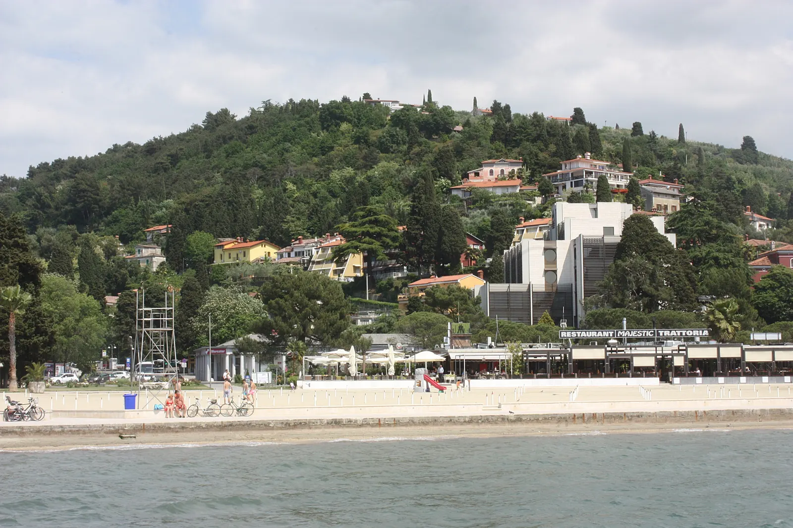 Beach area in Portoroz
